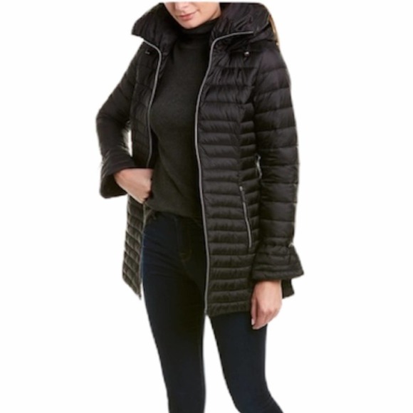 Laundry Shelli Segal bell-sleeve puffer coat - Picture 15 of 15